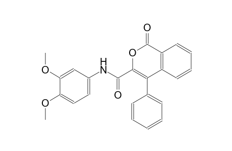 N-(3,4-dimethoxyphenyl)-1-oxo-4-phenyl-1H-isochromene-3-carboxamide