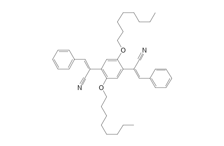 (Z)-2-[4-[(Z)-1-cyano-2-phenyl-vinyl]-2,5-dioctoxy-phenyl]-3-phenyl-acrylonitrile