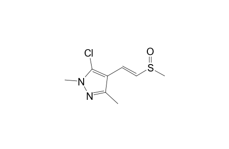 5-Chloranyl-1,3-dimethyl-4-[(E)-2-methylsulfinylethenyl]pyrazole