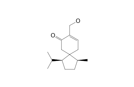 (1S,4S)-1-isopropyl-4-methyl-8-methylol-spiro[4.5]dec-8-en-7-one