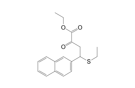 Ethyl 4-(ethylthio)-4-(naphthalene-2-yl)-2-oxo-butanoate