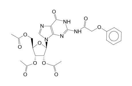 3',4',5'-Tri-O-acetyl-2-N-phenoxyacetyl-guanosine