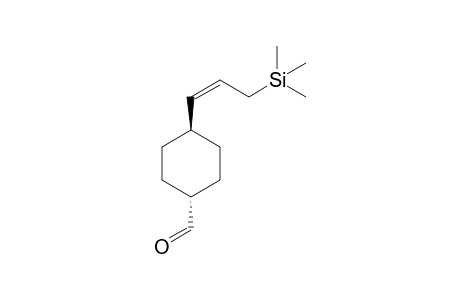 trans-4-[(Z)-3-(Trimethylsilyl)prop-1-en-1-yl]cyclohexanecarbaldehyde