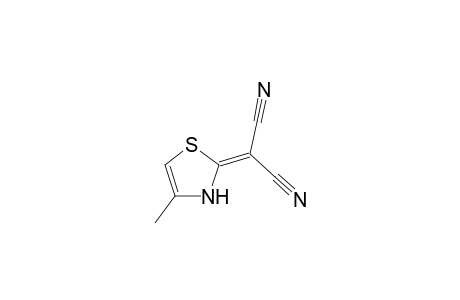 2-(4-methylthiazol-2(3H)-ylidene)malononitrile
