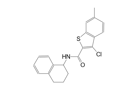 3-chloro-6-methyl-N-(1,2,3,4-tetrahydro-1-naphthalenyl)-1-benzothiophene-2-carboxamide