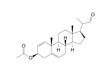 3-.beta.-Acetoxypregna-1,5-diene-20-carbaldehyde