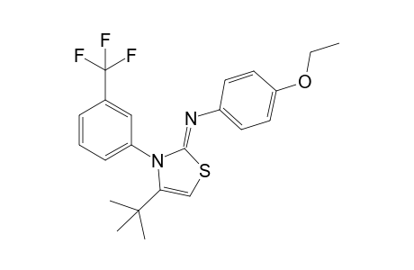 N-[4-tert-Butyl-3-(3-trifluoromethylphenyl)-2,3-dihydrothiazol-2-ylidene]-4-ethoxyaniline
