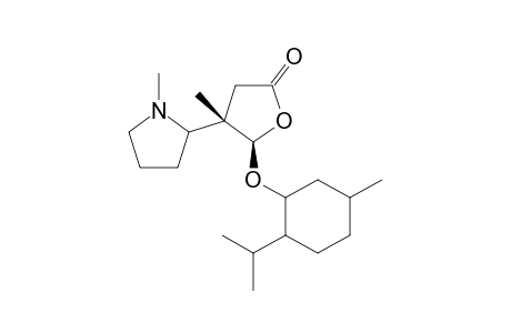 (4S,5R)-5-(Menthyloxy)-4-methyl-4-(1'-methylpyrrolidin-2'-yl)-4,5-dihydrofuran-2(3H)-one