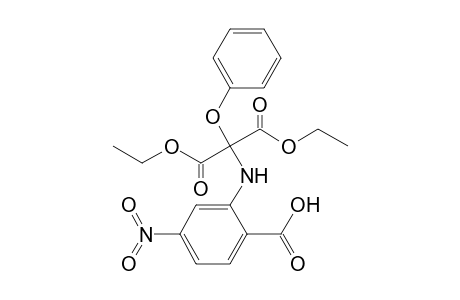2-[N-(Diethoxycarbonyl)(phenyloxy)methyl]amino-4-nitrobenzoic acid