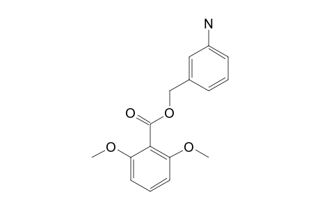 3'-AMINOBENZYL-2,6-DIMETHOXYBENZOATE