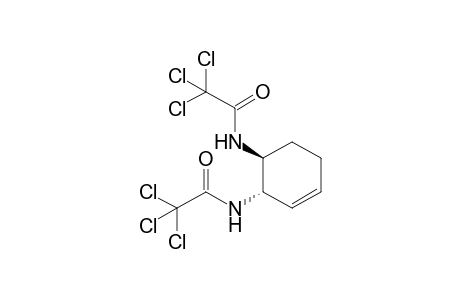 2,2,2-trichloro-N-[(1S,2S)-2-[(2,2,2-trichloro-1-oxoethyl)amino]-1-cyclohex-3-enyl]acetamide