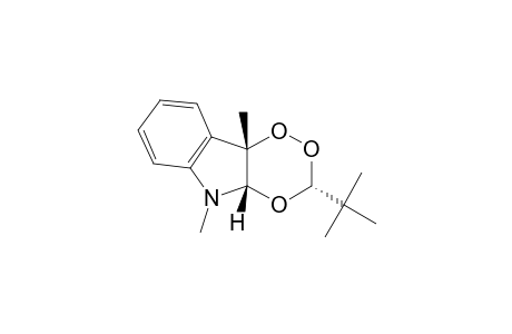 5H-1,2,4-Trioxino[5,6-b]indole, 3-(1,1-dimethylethyl)-4a,9b-dihydro-5,9b-dimethyl-, (3.alpha.,4a.beta.,9b.beta.)-