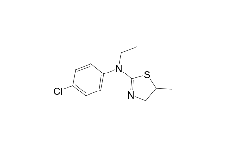 N-(4-Chlorophenyl)-N-ethyl-5-methyl-4,5-dihydro-1,3-thiazol-2-amine