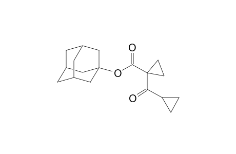 1-(cyclopropanecarbonyl)cyclopropanecarboxylic acid 1-adamantyl ester