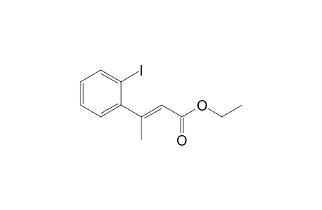 Ethyl (E)-3-(2'-iodophenyl)but-2-enoate