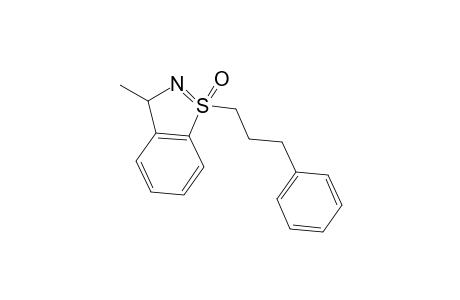 3-Methyl-1-(3-phenylpropyl)benzo[d]isothiazole 1-oxide