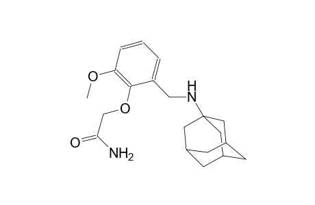 acetamide, 2-[2-methoxy-6-[(tricyclo[3.3.1.1~3,7~]dec-1-ylamino)methyl]phenoxy]-