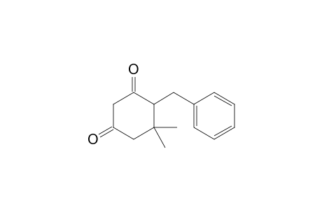 4-Benzyl-5,5-dimethylcyclohexane-1,3-dione