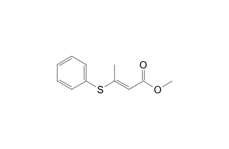 3-(Phenylsulfanyl)but-2-enoic acid methyl ester