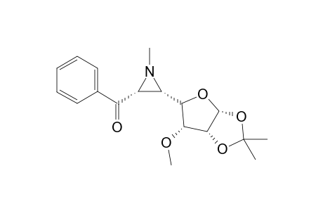 D-glycero-.alpha.-D-gluco-Heptodialdo-1,4-furanose, 5,6-dideoxy-3-O-methyl-1,2-O-(1-methylethylidene)-5,6-(methylimino)-7 -C-phenyl-