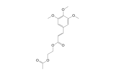 (E)-2-ACETOXYETHYL_3,4,5-TRIMETHOXYCINNAMATE