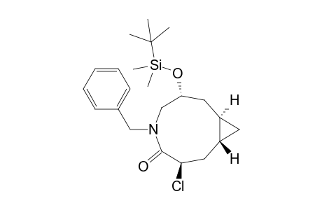 (1R,3R,7R,9R)-3-[tert-butyl(dimethyl)silyl]oxy-7-chloranyl-5-(phenylmethyl)-5-azabicyclo[7.1.0]decan-6-one