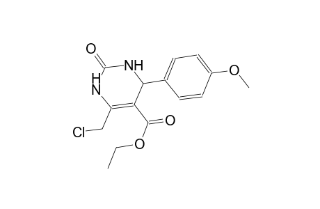 ethyl 6-(chloromethyl)-4-(4-methoxyphenyl)-2-oxo-1,2,3,4-tetrahydro-5-pyrimidinecarboxylate