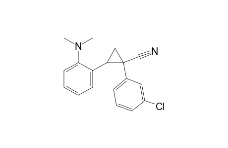 1-(3-Chlorophenyl)-2-[2-(dimethylamino)phenyl]cyclopropanecarbonitrile