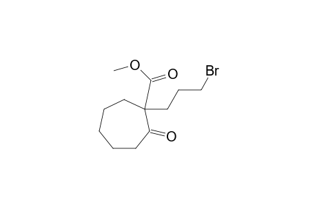 Cycloheptanecarboxylic acid, 1-(3-bromopropyl)-2-oxo-, methyl ester