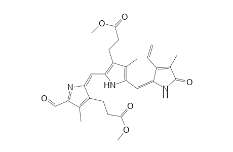 1H-Pyrrole-3-propanoic acid, 5-[(3-ethenyl-1,5-dihydro-4-methyl-5-oxo-2H-pyrrol-2-ylidene)methyl]-2-[[5-formyl-3-(3-methoxy-3-oxopropyl)-4-methyl-2H-pyrrol-2-ylidene]methyl]-4-methyl-, methyl ester, (Z,Z)-