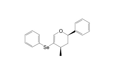 (2R,4R)-2-Phenyl-4-methyl-5-(phenylselanyl)-3,4-dihydro-2H-pyran