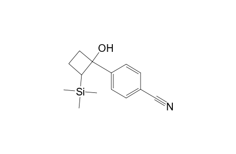4-(1-oxidanyl-2-trimethylsilyl-cyclobutyl)benzenecarbonitrile