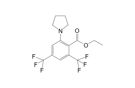 Ethyl ester 2-(1-Pyrrolidinyl)-4,6-bis(trifluoromethyl)benzoic acid