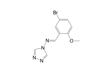 N-[(E)-(5-bromo-2-methoxyphenyl)methylidene]-4H-1,2,4-triazol-4-amine