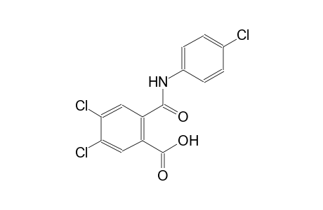 benzoic acid, 4,5-dichloro-2-[[(4-chlorophenyl)amino]carbonyl]-