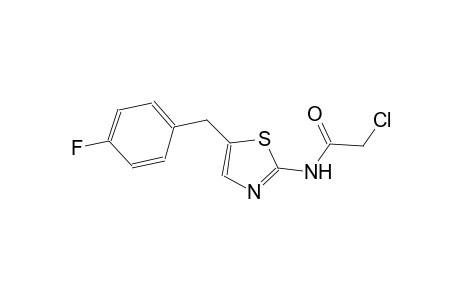 2-chloro-N-[5-(4-fluorobenzyl)-1,3-thiazol-2-yl]acetamide