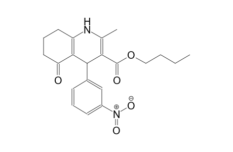 butyl 2-methyl-4-(3-nitrophenyl)-5-oxo-1,4,5,6,7,8-hexahydro-3-quinolinecarboxylate