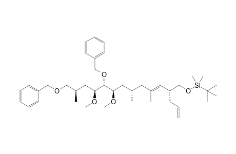 (4R,5E,8S,10R,11R,12S,14R)-11,15-Dibenzyloxy-4-(tert-butyldimethylsilyl)oxymethyl-10,12-dimethoxy-6,8,14-trimethyl-1,5-pentadecadiene