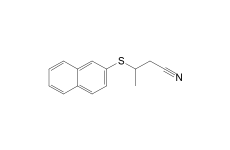 3-(2'-Naphthylsulfanyl)-butanenitrile
