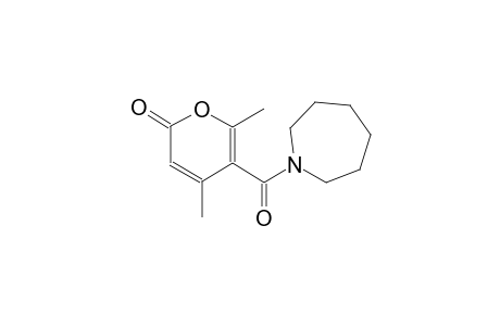 5-(hexahydro-1H-azepin-1-ylcarbonyl)-4,6-dimethyl-2H-pyran-2-one