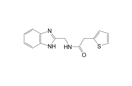 N-(1H-1,3-benzodiazol-2-ylmethyl)-2-(thiophen-2-yl)acetamide