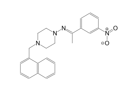 1-piperazinamine, 4-(1-naphthalenylmethyl)-N-[(E)-1-(3-nitrophenyl)ethylidene]-