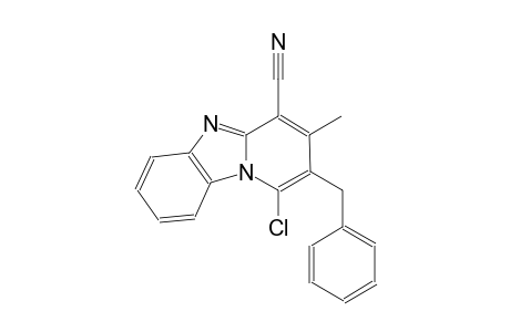 2-benzyl-1-chloro-3-methylpyrido[1,2-a]benzimidazole-4-carbonitrile
