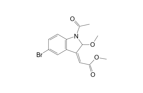 Methyl (Z)-2-(1-Acetyl-5-bromo-2-methoxyindolin-3-ylidene)acetate
