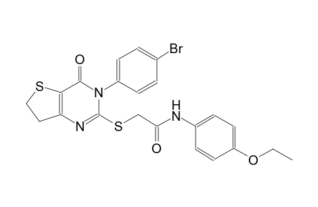 acetamide, 2-[[3-(4-bromophenyl)-3,4,6,7-tetrahydro-4-oxothieno[3,2-d]pyrimidin-2-yl]thio]-N-(4-ethoxyphenyl)-