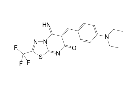 7H-[1,3,4]thiadiazolo[3,2-a]pyrimidin-7-one, 6-[[4-(diethylamino)phenyl]methylene]-5,6-dihydro-5-imino-2-(trifluoromethyl)-, (6Z)-