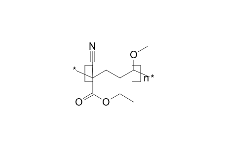 Poly(alpha-cyanoethylacrylate-alt-vinyl methyl ether)