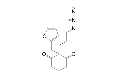 2-(3-azidopropyl)-2-(furan-2-ylmethyl)cyclohexane-1,3-dione