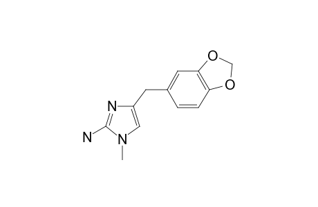 [4-(1,3-benzodioxol-5-ylmethyl)-1-methyl-imidazol-2-yl]amine