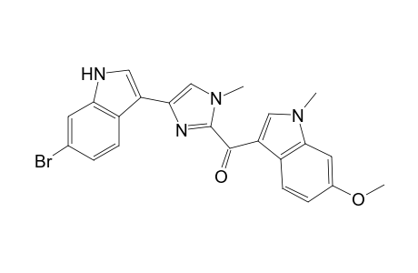 Methanone, [4-(6-bromo-1H-indol-3-yl)-1-methyl-1H-imidazol-2-yl](6-methoxy-1-methyl-1H-indol-3-yl)-